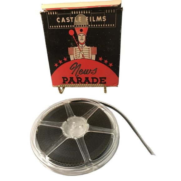 Royal Wedding News / QUEEN ELIZABETH PHILIP 8 MM Reel to Reel vintage - Picture 1 of 4